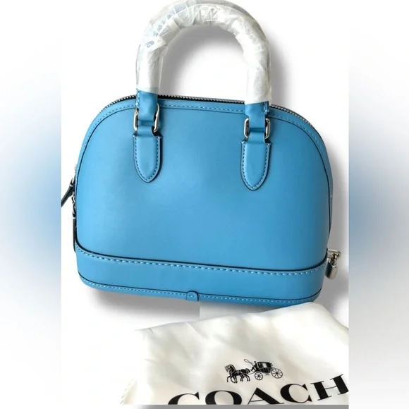 Coach x White Rabbit Revel Bag 24 NEW BLUE RARE LIMITED EDITION NWT DUST BAG - Picture 2 of 9